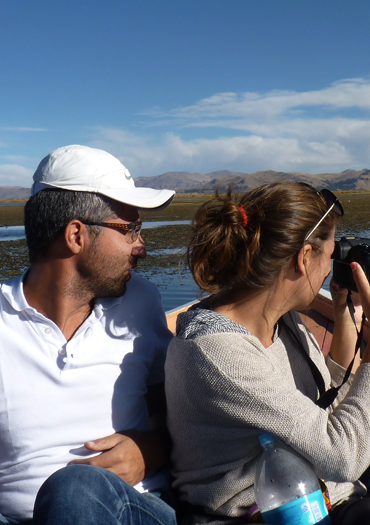 Turistas en Huili